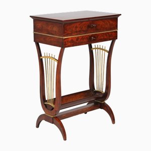 Empire Lyra Sewing Table, 1810s