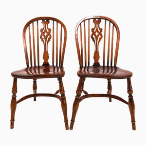 English Windsor Chairs, 1890s, Set of 2