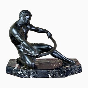 Campbell, Art Deco Man Bending His Bow, Regula