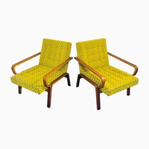 Chaises attribuées à Ludvik Volak pour Ton, 1970s, Set de 2