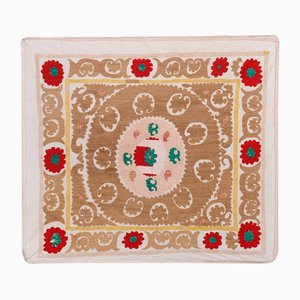 Suzani Tablecloth, Bedspread or Wall Decor with Embroidery