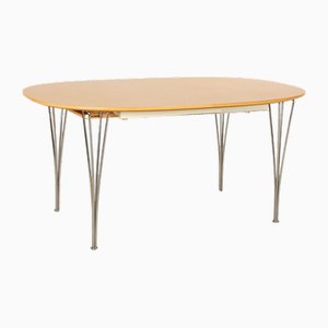 Collo Extendable Dining Table in Beech by Fritz Hansen