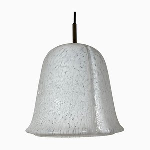 Mid-Century Glass Pendant Lamp attributed to Glashütte Limburg, 1960s