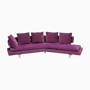 Lila Stoff A320cs Arne Sofa von Antonio Citterio für B&b Italia / C&b Italia, 2007