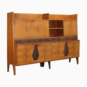 Schrank mit Holzfurnier, 1950er-1960er