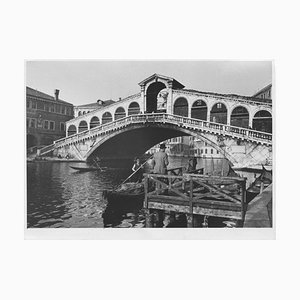 Andres, Venedig: Canale Grande mit Rialtobrücke, 1955, Silbergelatineabzug