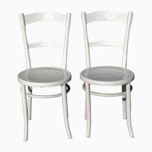 Chaises Blanches, 1930s, Set de 2