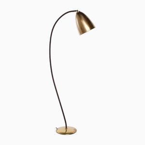 Lámpara de pie modernista al estilo de Pavo Tynell, años 50