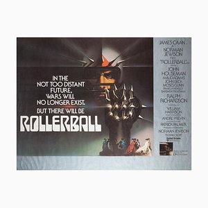 Póster Rollerball de Bob Peak, Reino Unido, 1976