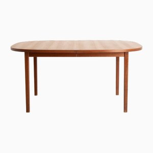 Ausziehbarer Mid-Century Esstisch aus Teak von Ulferts, Schweden, 1960er