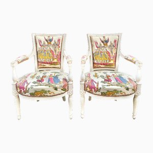 Directory Armchairs, Set of 2