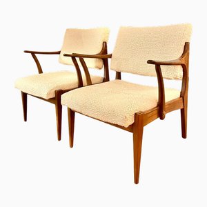 Scandinavian Armchairs, 1960s, Set of 2