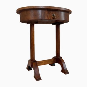 Biedermeier Oval Sewing Table