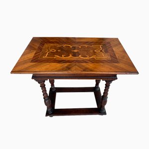 Baroque Wooden Side Table