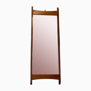 Long Scandinavian Teak Mirror