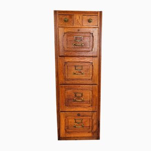 Antique Filling Cabinet in Oak