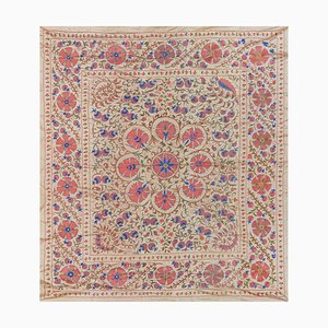 Tapisserie Suzani en Soie avec Motif Floral