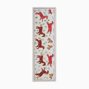 Suzani Tapestry with Horse Decor