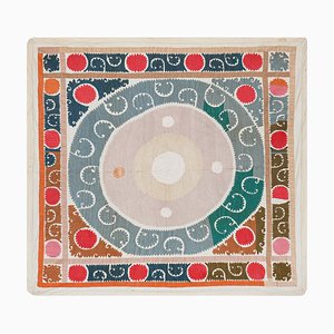 Uzbek Suzani Wall Hanging Decor or Bedspread with Embroidery