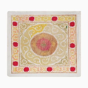 Uzbek Suzani Wall Hanging Decor or Bedspread with Embroidery