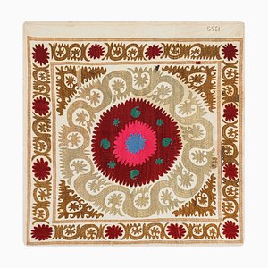 Uzbek Suzani Wall Hanging, Table Cloth or Bedspread with Embroidery