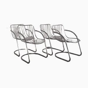 Chaises de Salle à Manger par Gastone Rinaldi, Set de 4