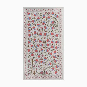 Silk Suzani Tapestry with Tree of Life Decor