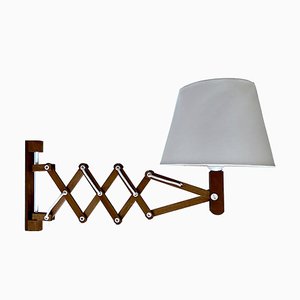 Vintage Danish Modern Scissor Wall Light, 1970s