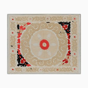 Usbekischer Suzani Wandteppich oder Tischdecke mit Stickerei