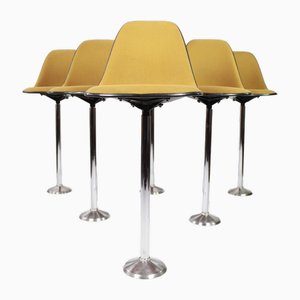 Sgabelli da bar La Fonda di Charles & Ray Eames per Herman Miller, anni '60, set di 6