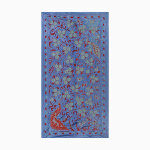 Silk Suzani Throw with Tree of Life Decor