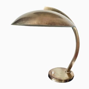 Bauhaus Desk Lamp in Brass by Egon Hillebrand for Hillebrand, 1950s