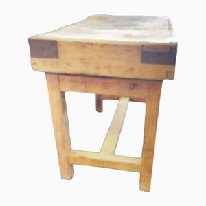 Tavolo da lavoro in legno, XIX secolo
