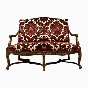 Sofa im Louis XV-Stil aus Nussholz