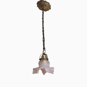 Small Art Nouveau Ceiling Lamp, 1900s