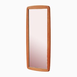 Scandinavian Teak Free-Form Mirror, 1960s