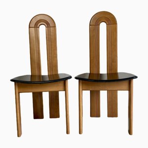 Chaises de Salle à Manger, Italie, 1980s, Set de 2