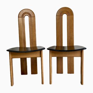 Italian Dining Chairs, 1980s, Set of 2