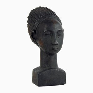 Modernist Akan Head Sculpture, Ghana, 1980s