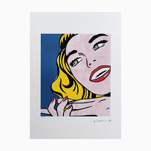 Roy Lichtenstein, Smile Girl, Litografia, anni '80