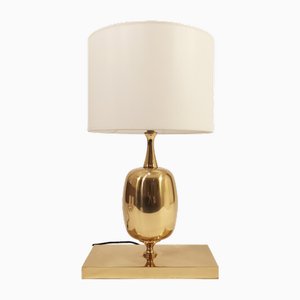 French Table Lamp attributed to Philippe Barbier, 1970s