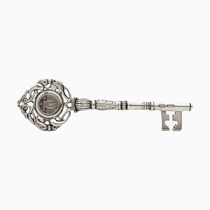Scottish Edwardian Silver Presentation Key by James Weir for The Perry Bandstand, 1905
