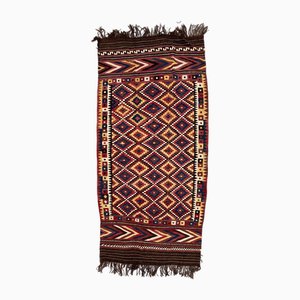 Alfombra Kilim tribal afgana vintage de lana