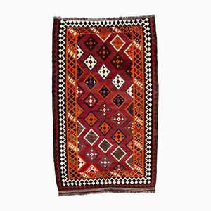 Vintage Middle Eastern Qasgai Kilim Rug