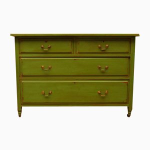 Green Painted Chest of Drawers, 1890s