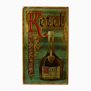 Litografía Kétel Liqueur de chapa, años 30