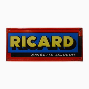 Targa pubblicitaria Ricard, anni '60