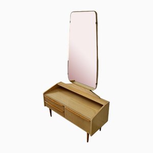 Specchio con cassettiera, anni '50