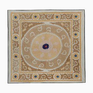 Vintage Suzani Table Cover with Embroidery