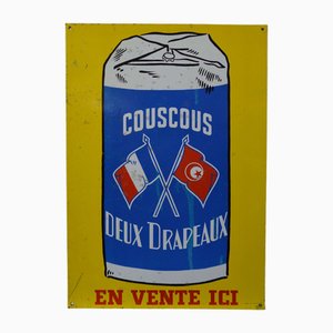 Couscous Advertising Plaque, 1930s
